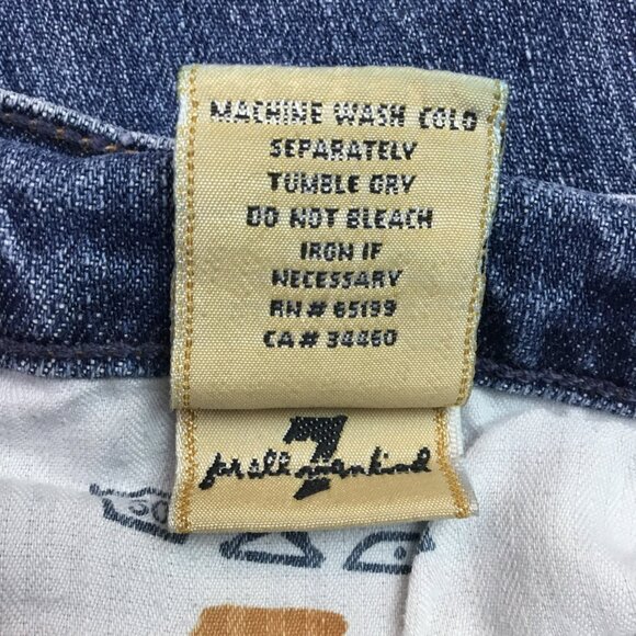 7 For All Mankind Bootcut Womens 31 Jeans Medium Wash Mid-Rise Denim - Picture 15 of 15